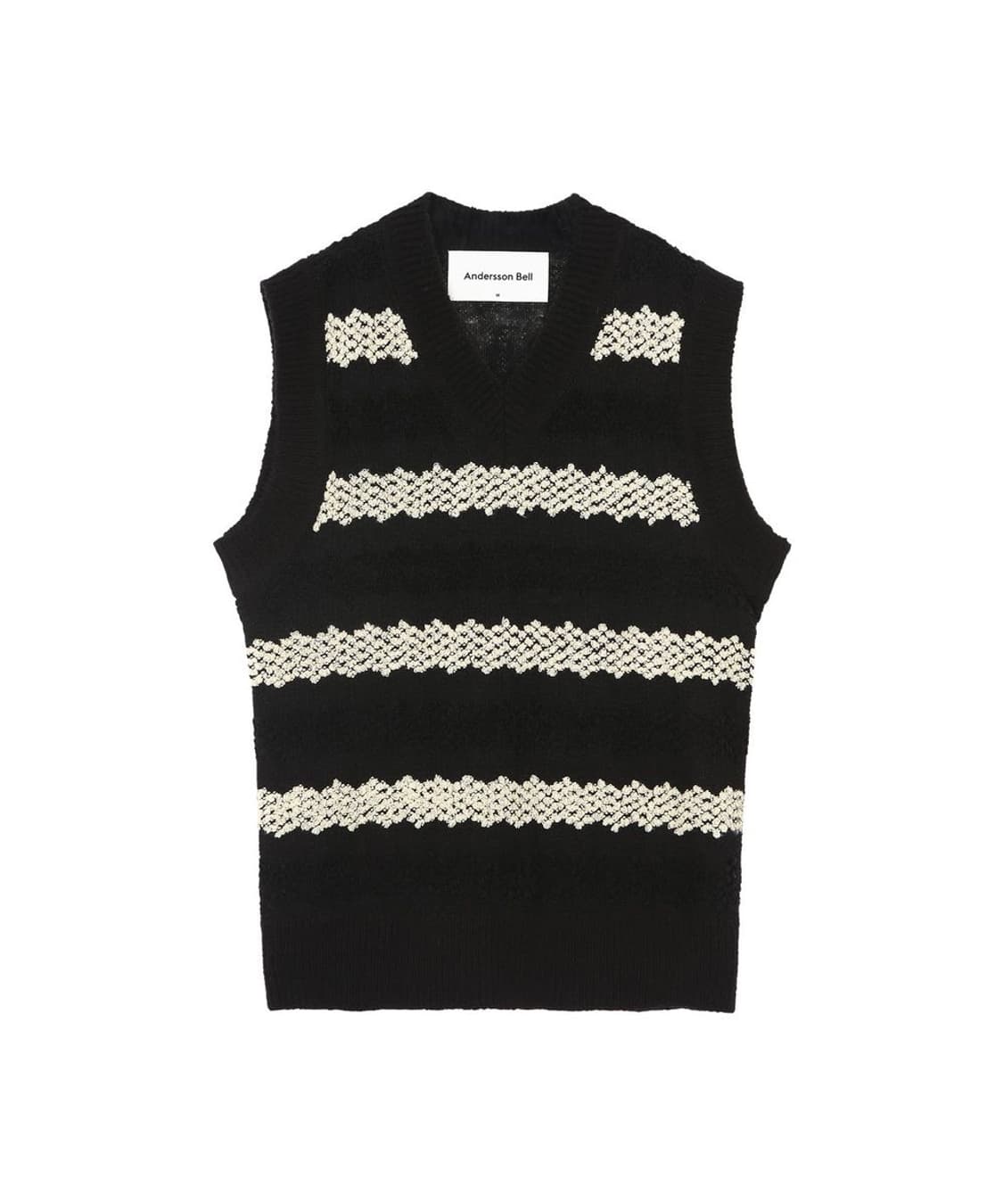 앤더슨벨 유니섹스 히피 롱 베스트 블랙 L 상품이미지4