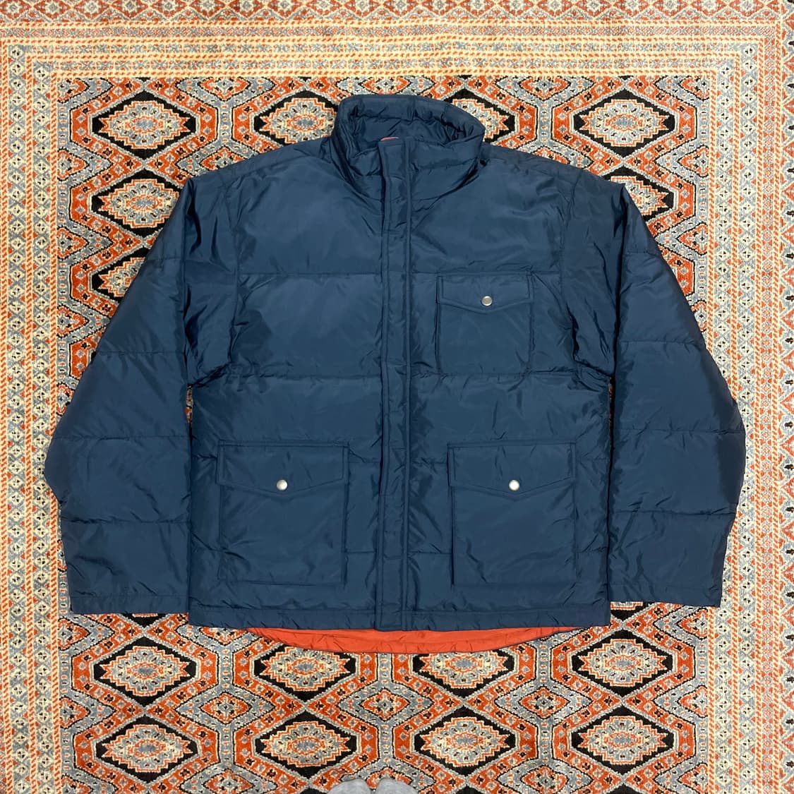 제이크루 네이비 포켓디테일 다운 패딩 남성M 상품이미지1