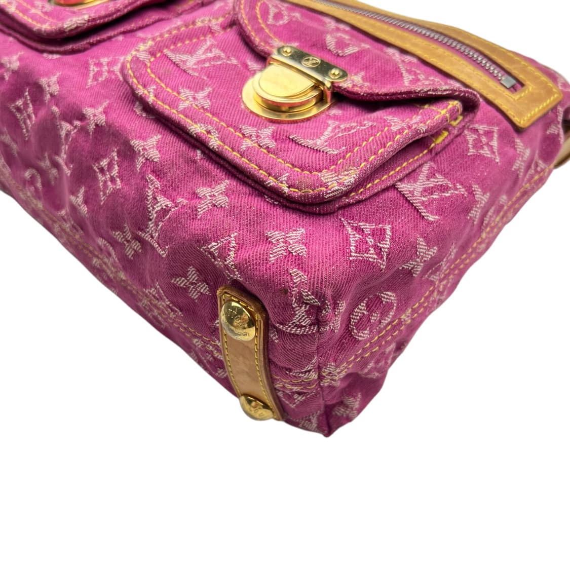 루이비통 모노그램 데님 핑크 배기백 상품이미지4