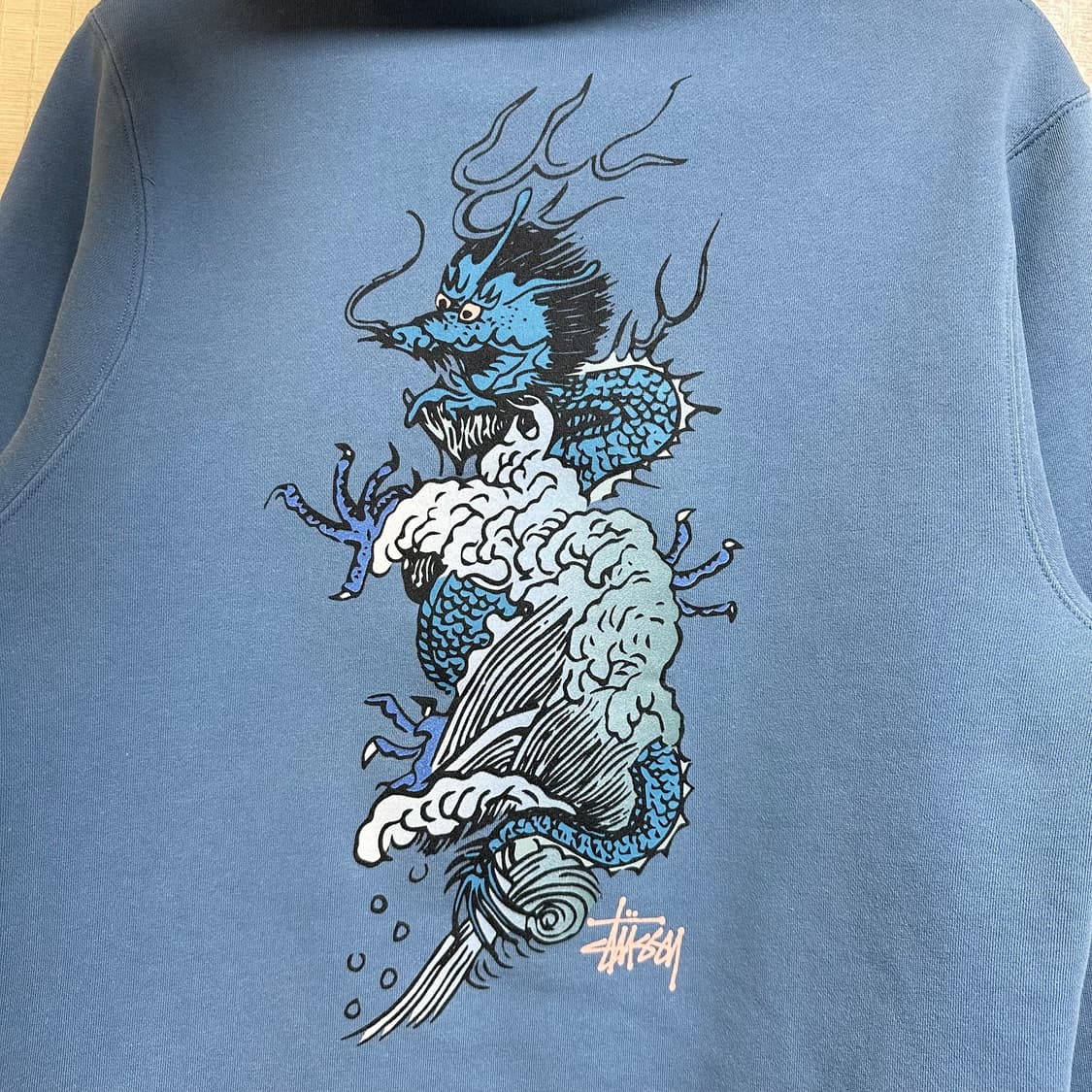 스투시 드래곤 후드티 M사이즈 상품이미지7