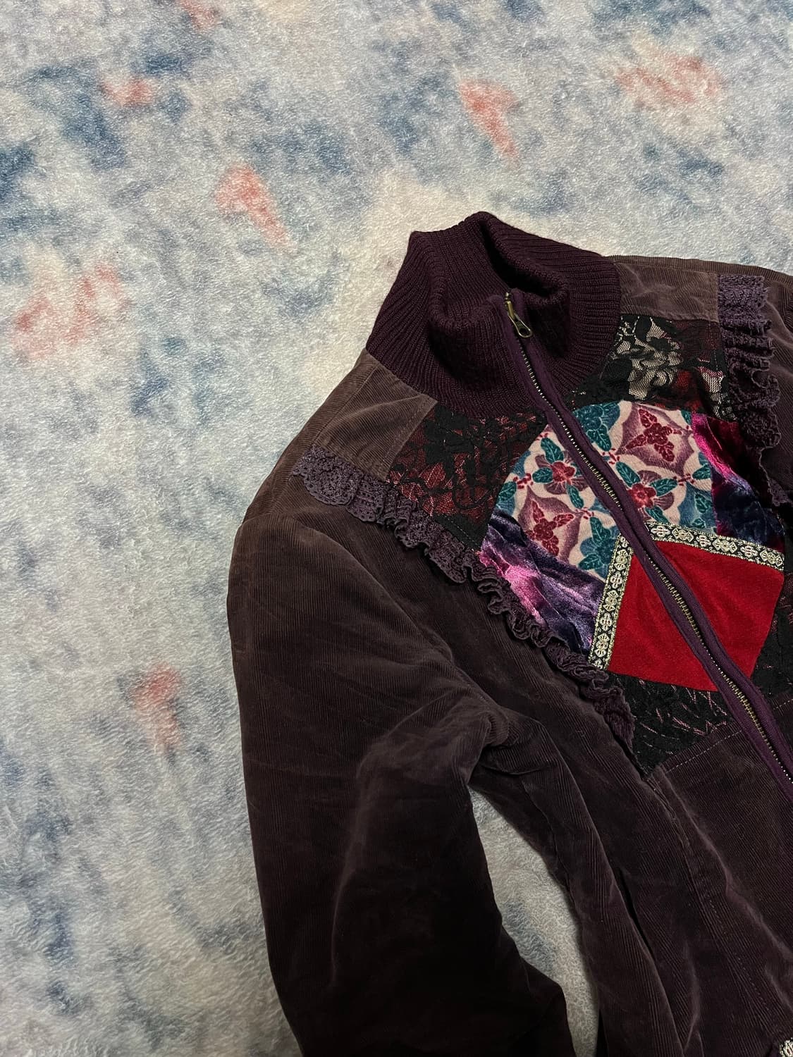 Ozz on oriental frill corduroy jacket 상품이미지3