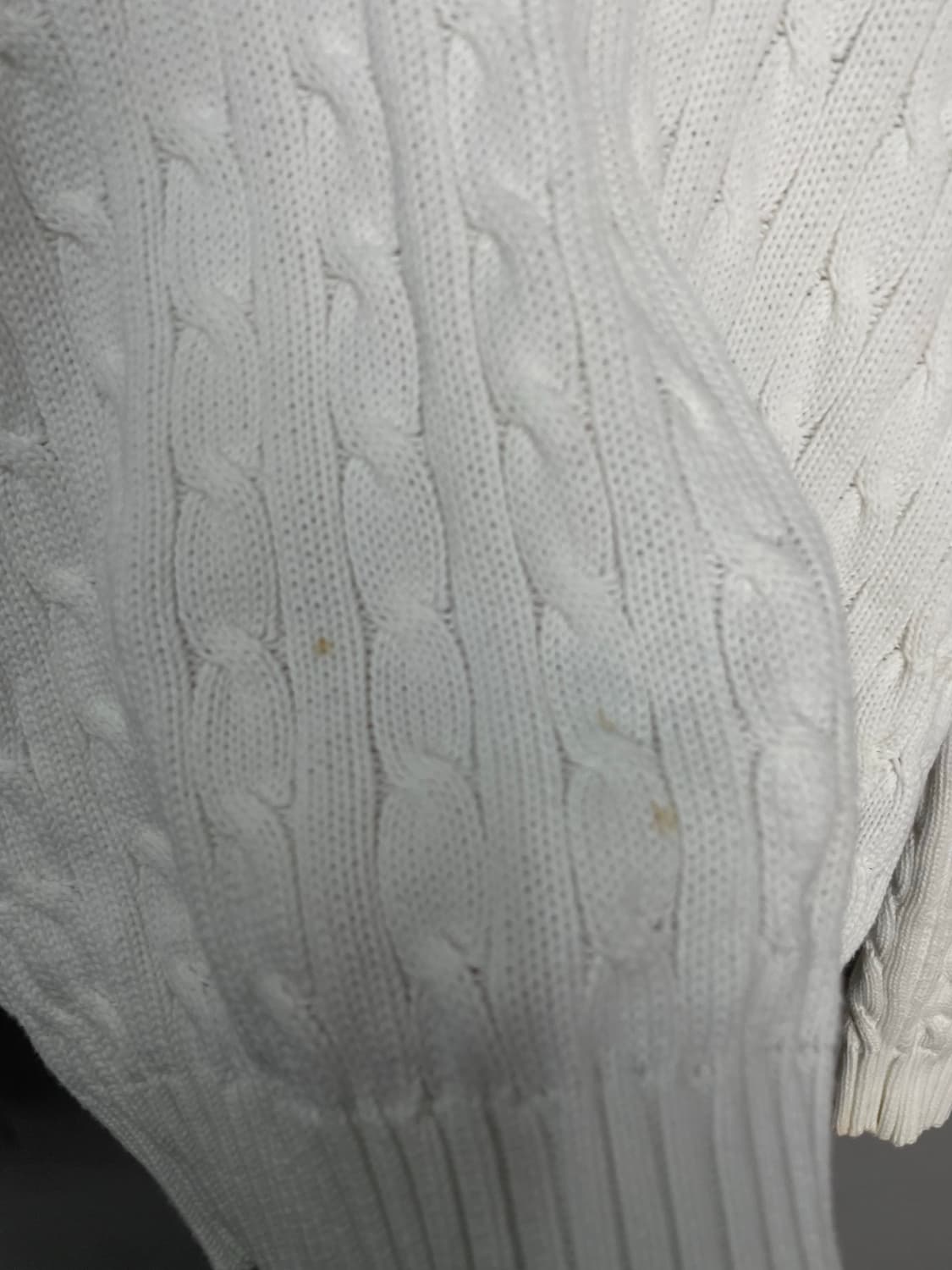 폴로 랄프로렌 브이넥 화이트 니트 H2358 상품이미지7