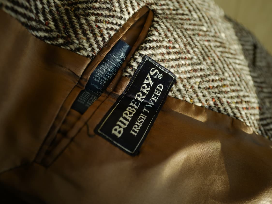 버버리 아이리쉬 도네갈 트위드 발마칸 코트 54 Reg 상품이미지4