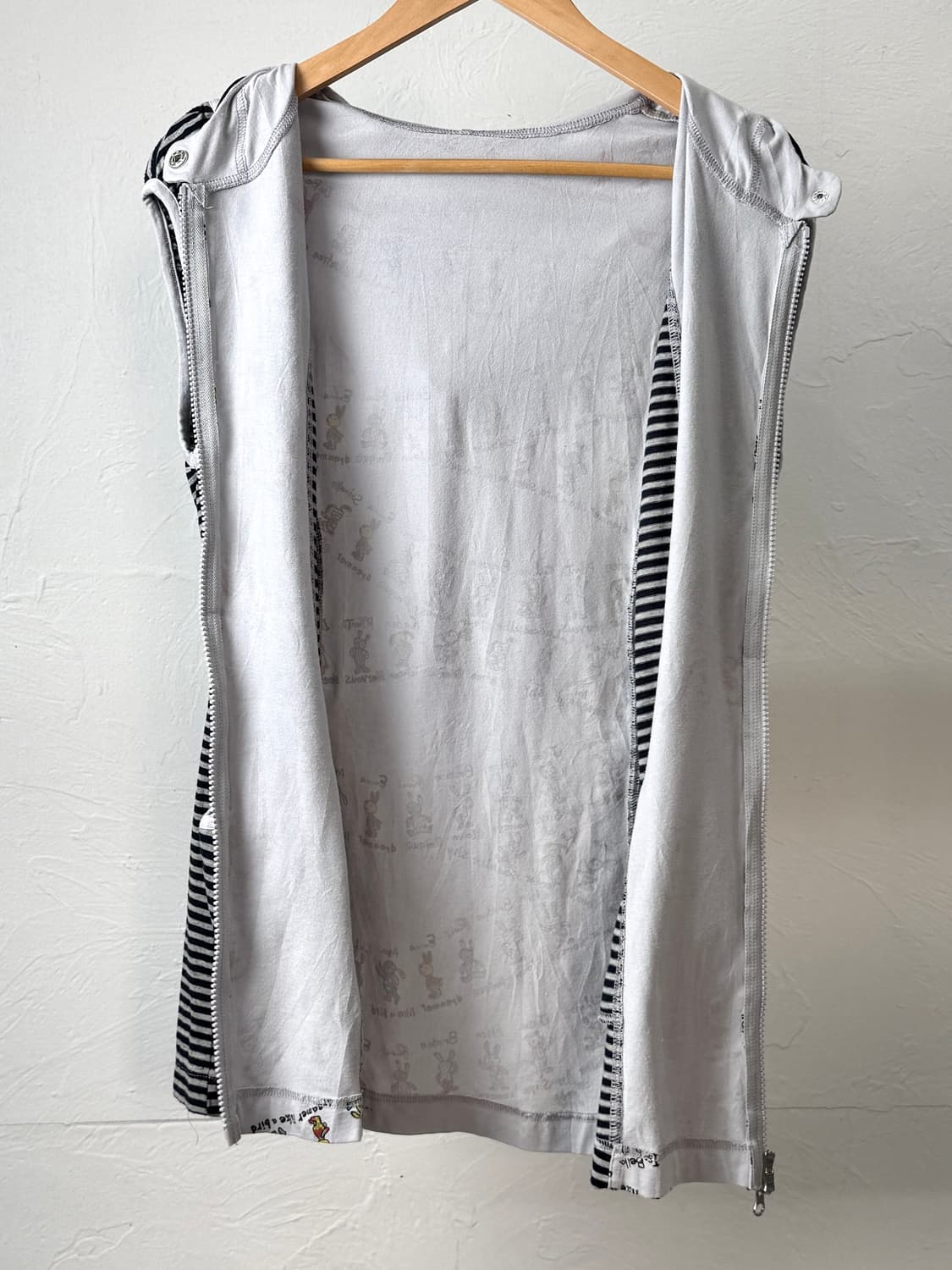 Via Faburrica 투웨이 후드 집업 베스트 상품이미지4