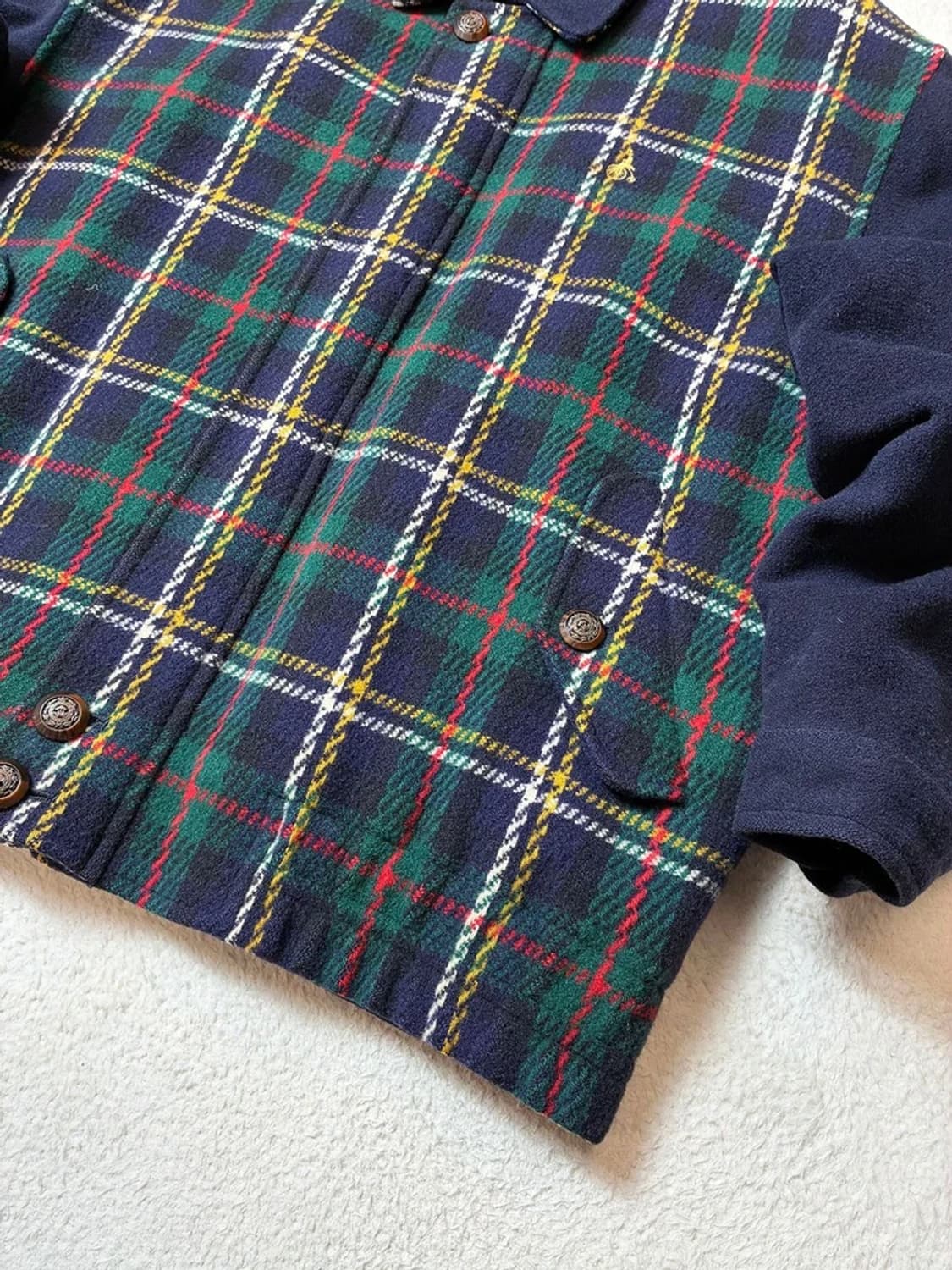 빈폴 90's G-9 헤링턴 울 체크 자켓 PN6385 상품이미지5