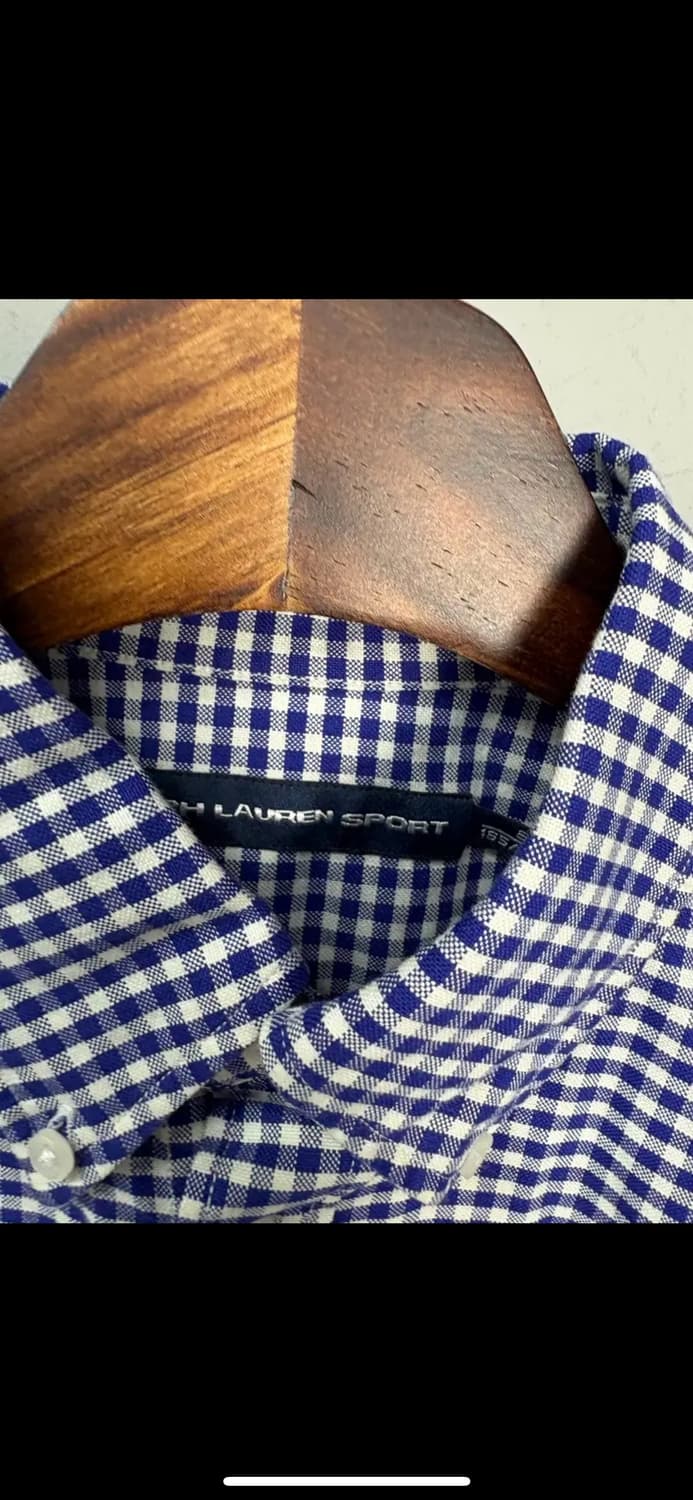 폴로 랄프로렌 깅엄체크 셔츠 H1644 상품이미지4