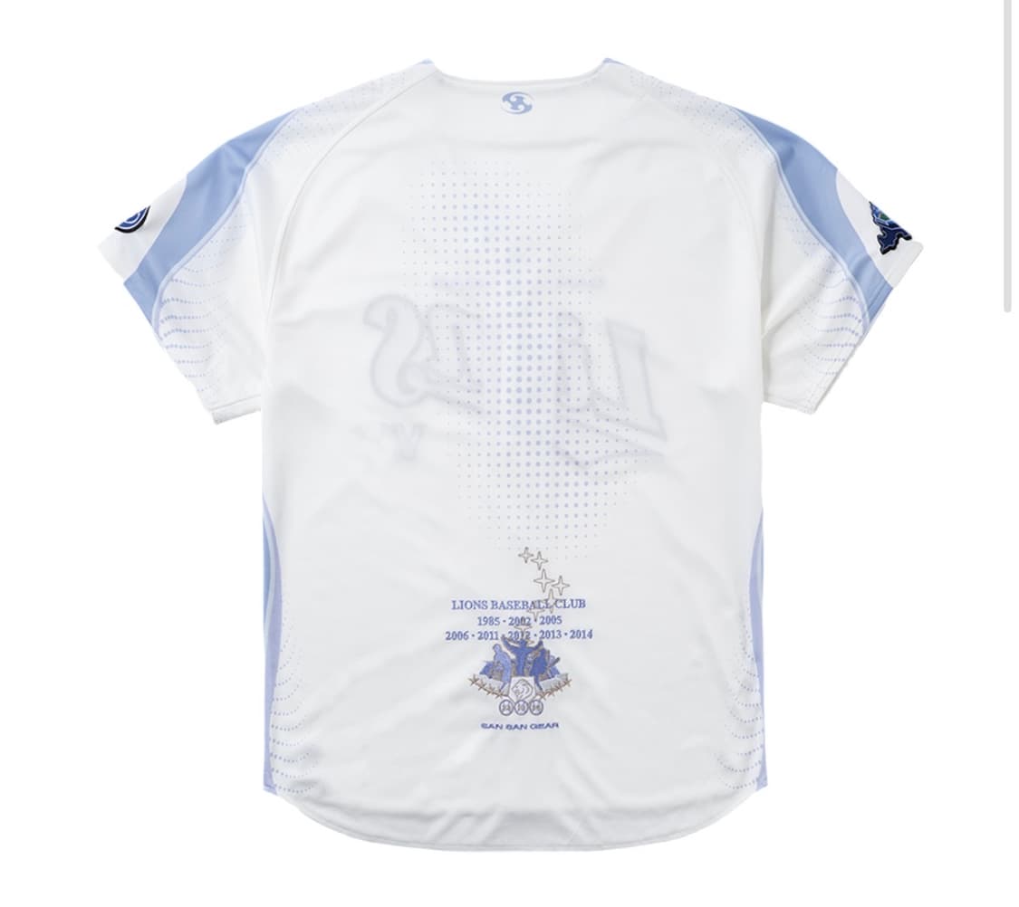 산산기어 x 삼성 라이온즈 저지 화이트 상품이미지2