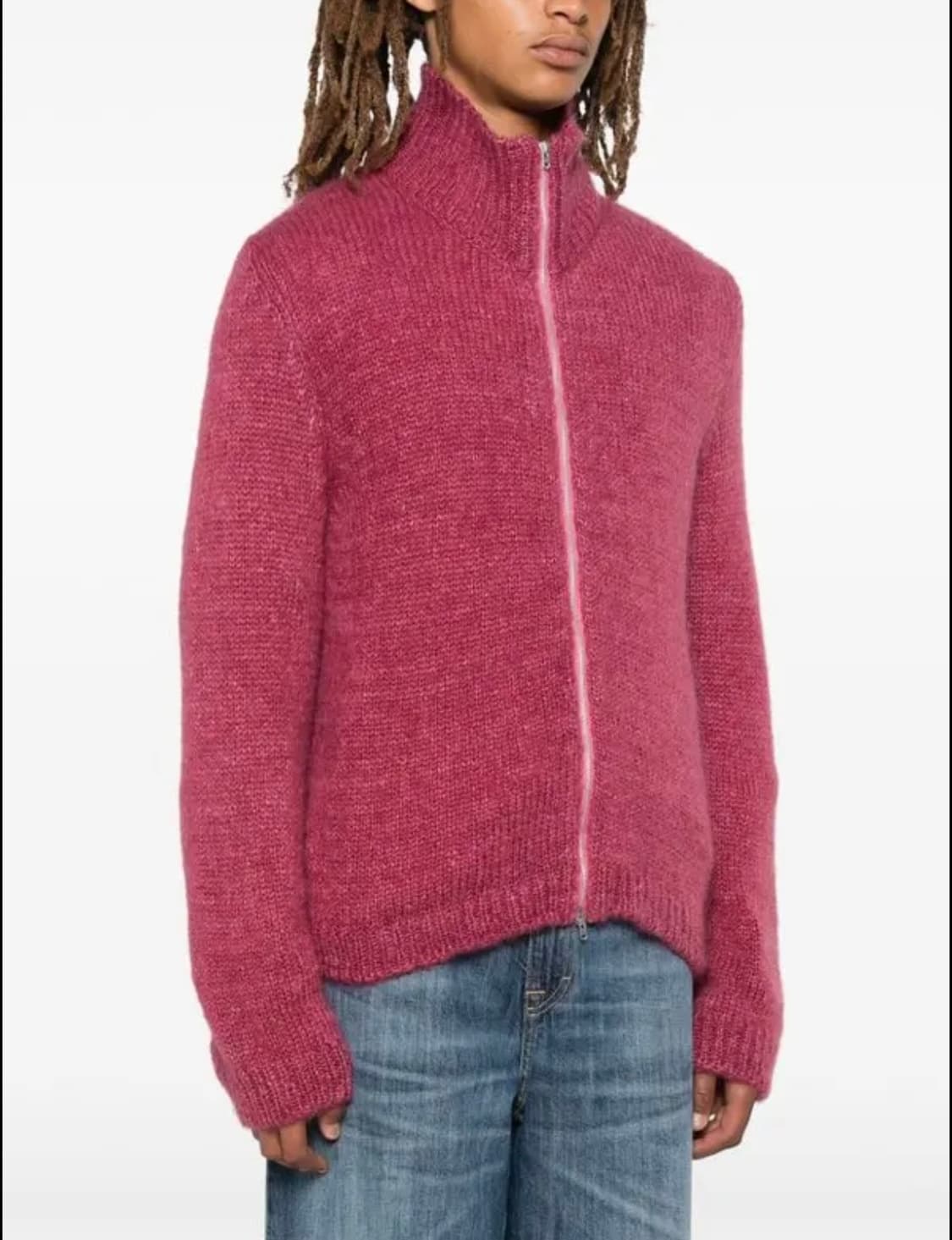 아워레가시 모헤어 실크 집업 스웨터 48 상품이미지1