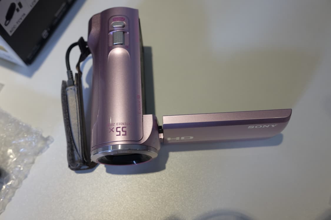 🎀 풀박) Sony HDR-CX390 사쿠라 핑크 빈티지 캠코더 🎀 상품이미지3