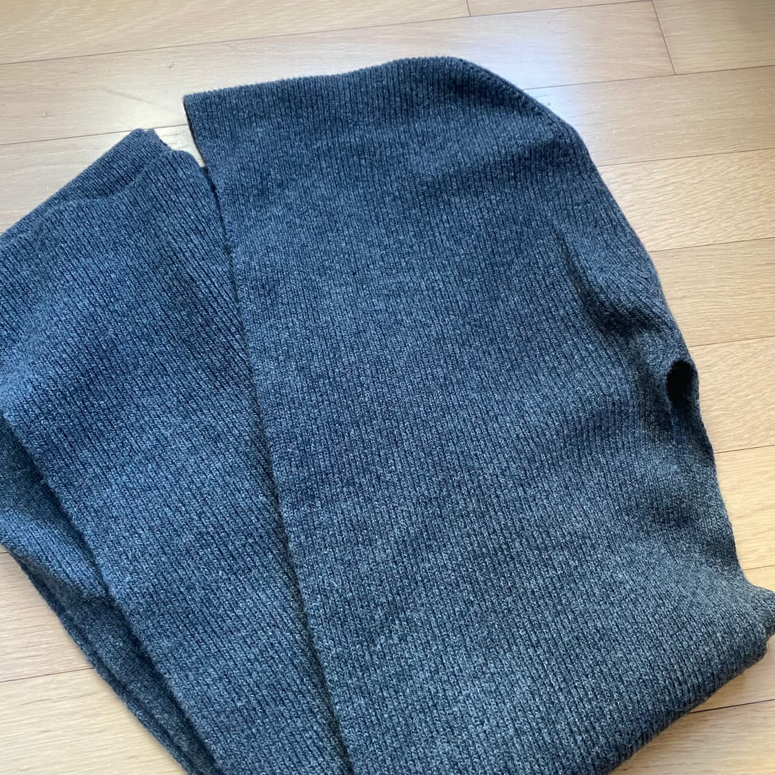 코스모스 cosmoss 울 후드 머플러 차콜 상품이미지5