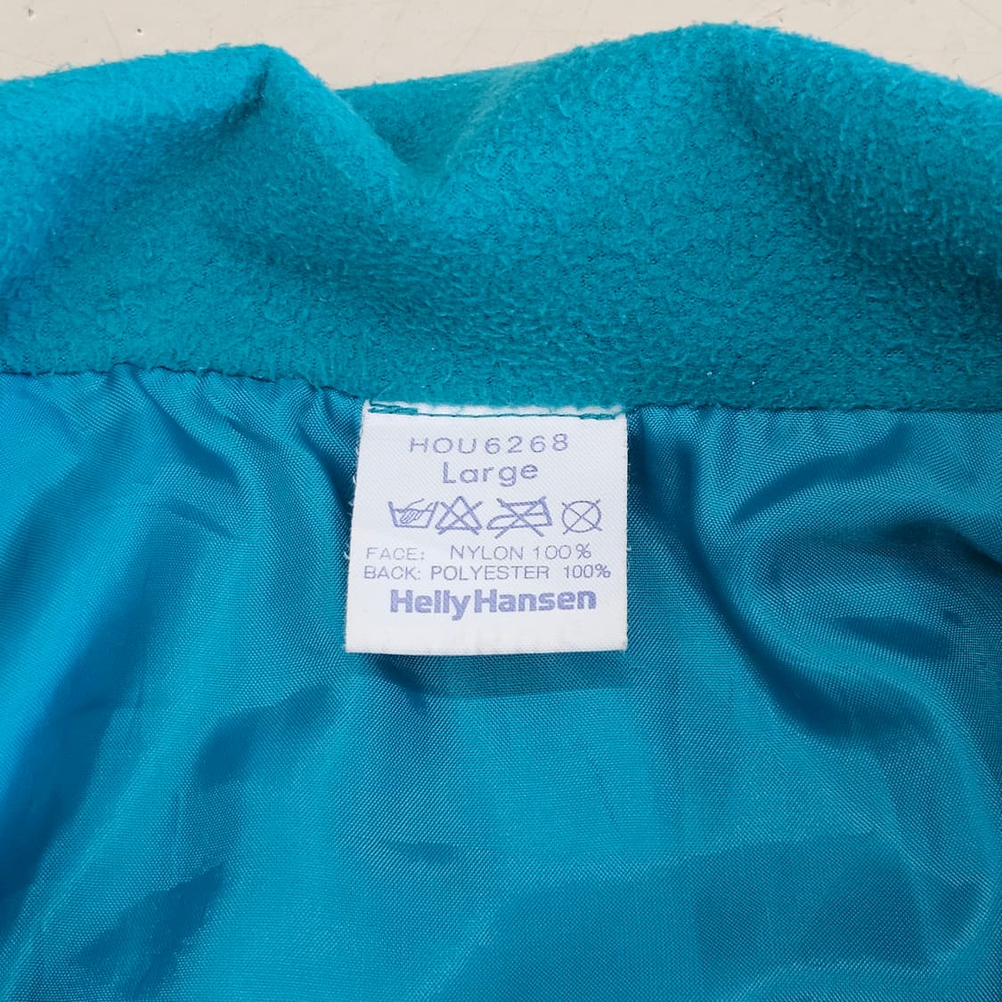 90's helly hansen 핼리핸슨 바람막이 봄버 블루종 M~L 상품이미지5