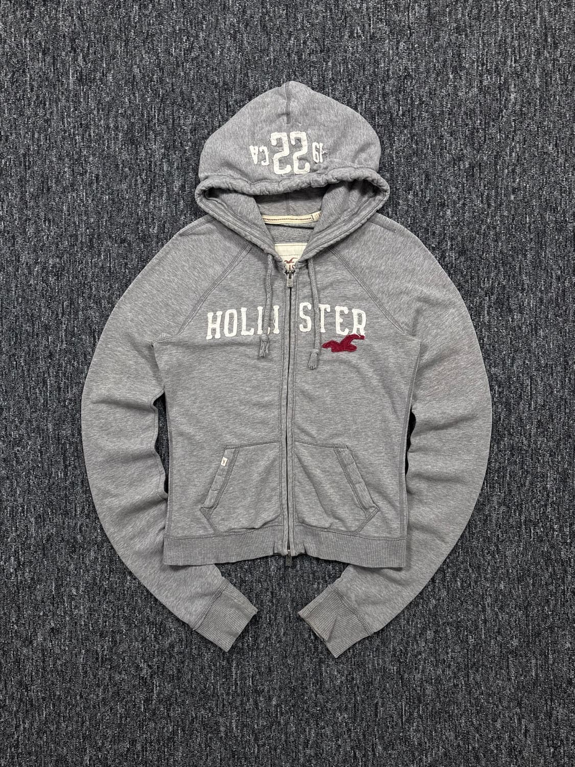 홀리스터 그레이 후드집업 상품이미지3