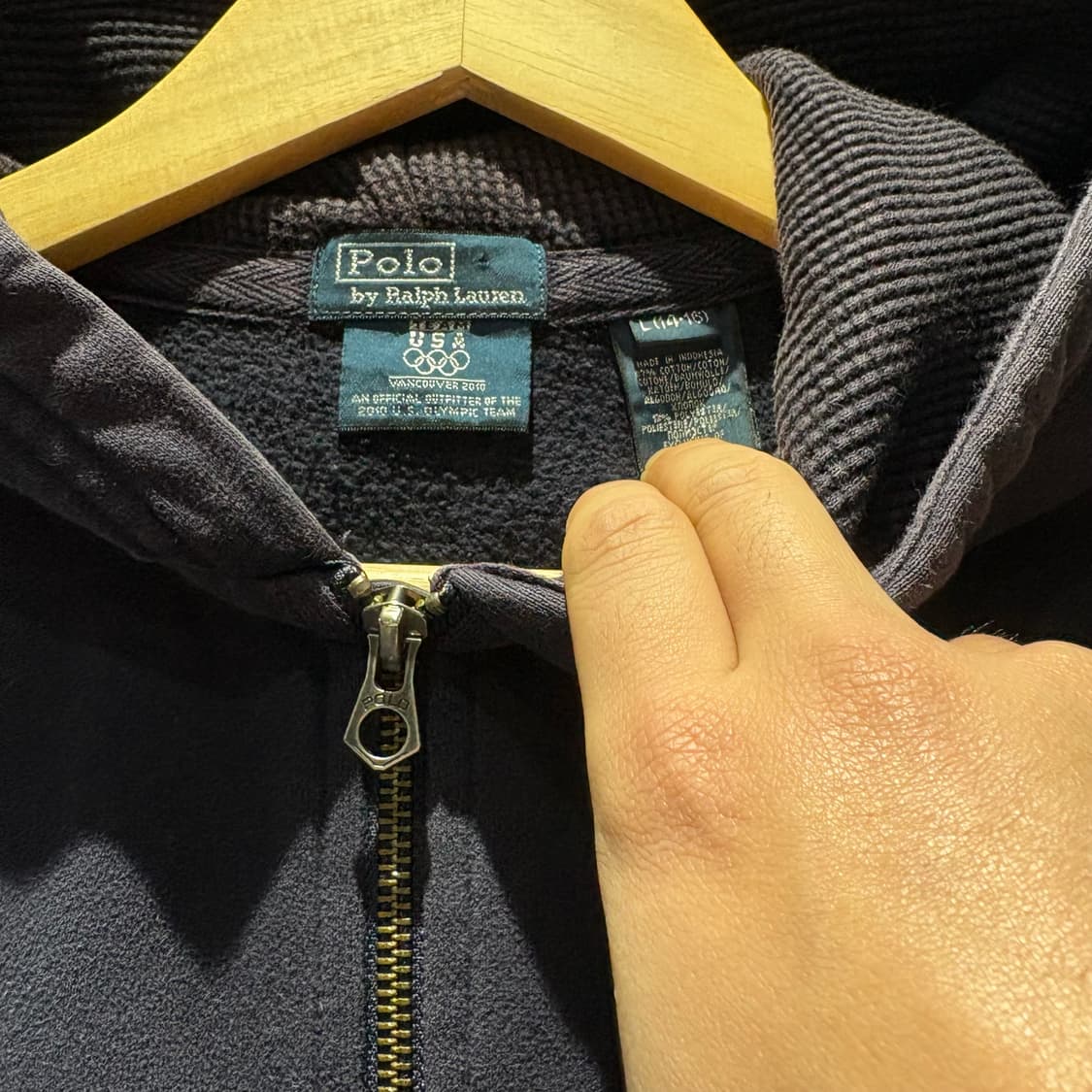 폴로 빅포니 벤쿠버2010 올림픽 USA 후드집업 상품이미지4