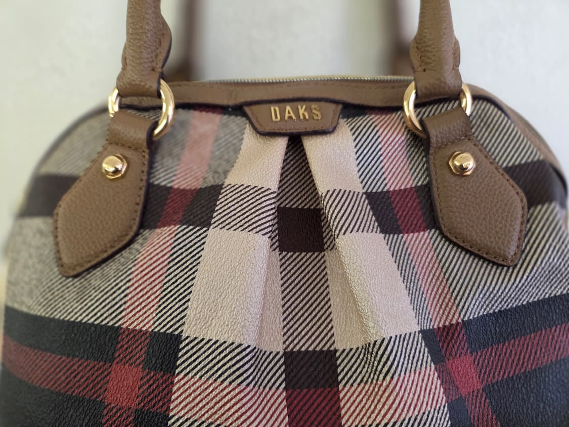 닥스 체크 토트백 상품이미지2