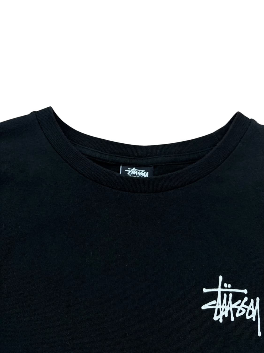 스투시 반팔 블랙 (XL)  상품이미지3
