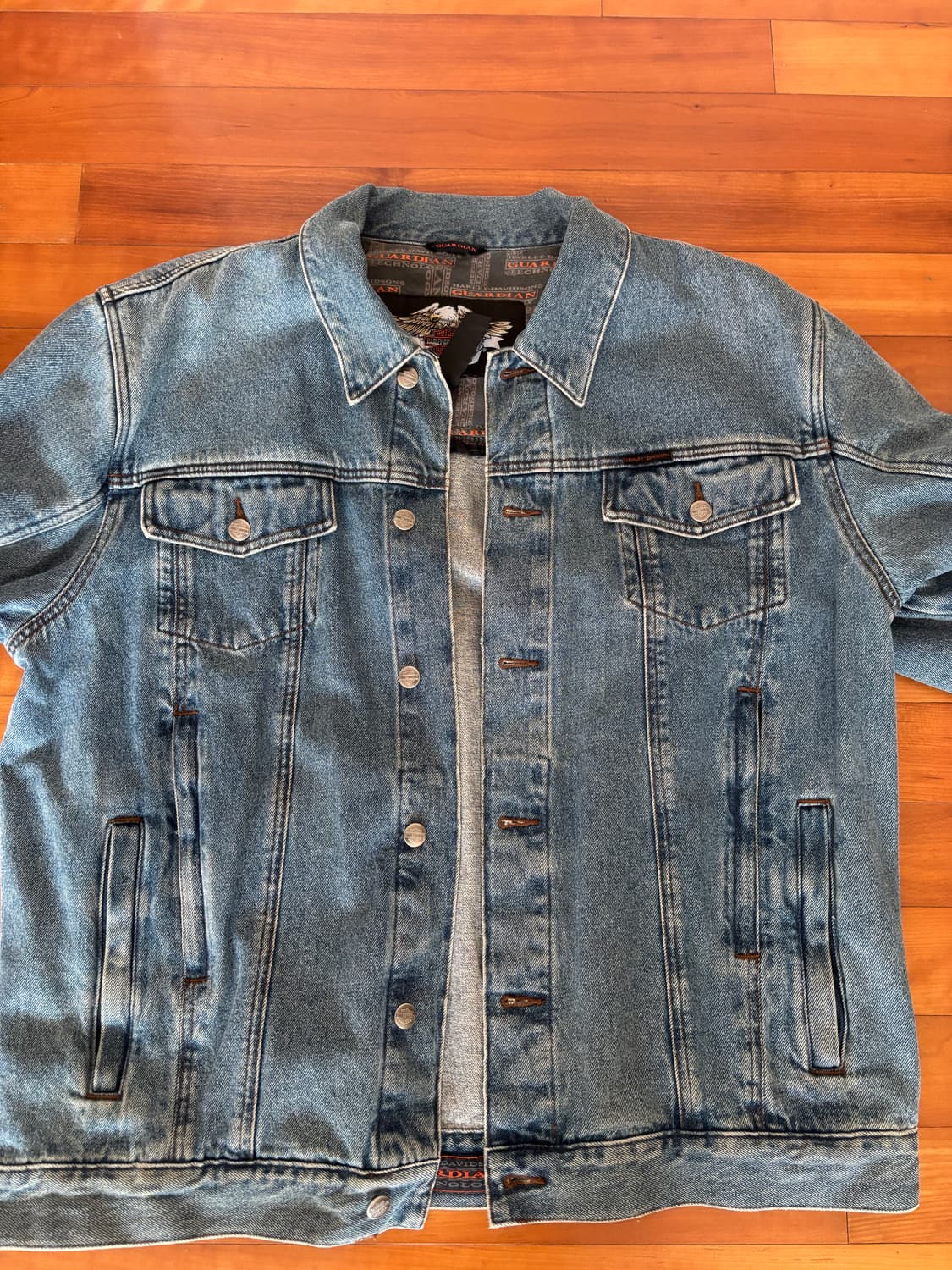 할리데이비슨 빅로고 청자켓 xl 상품이미지1