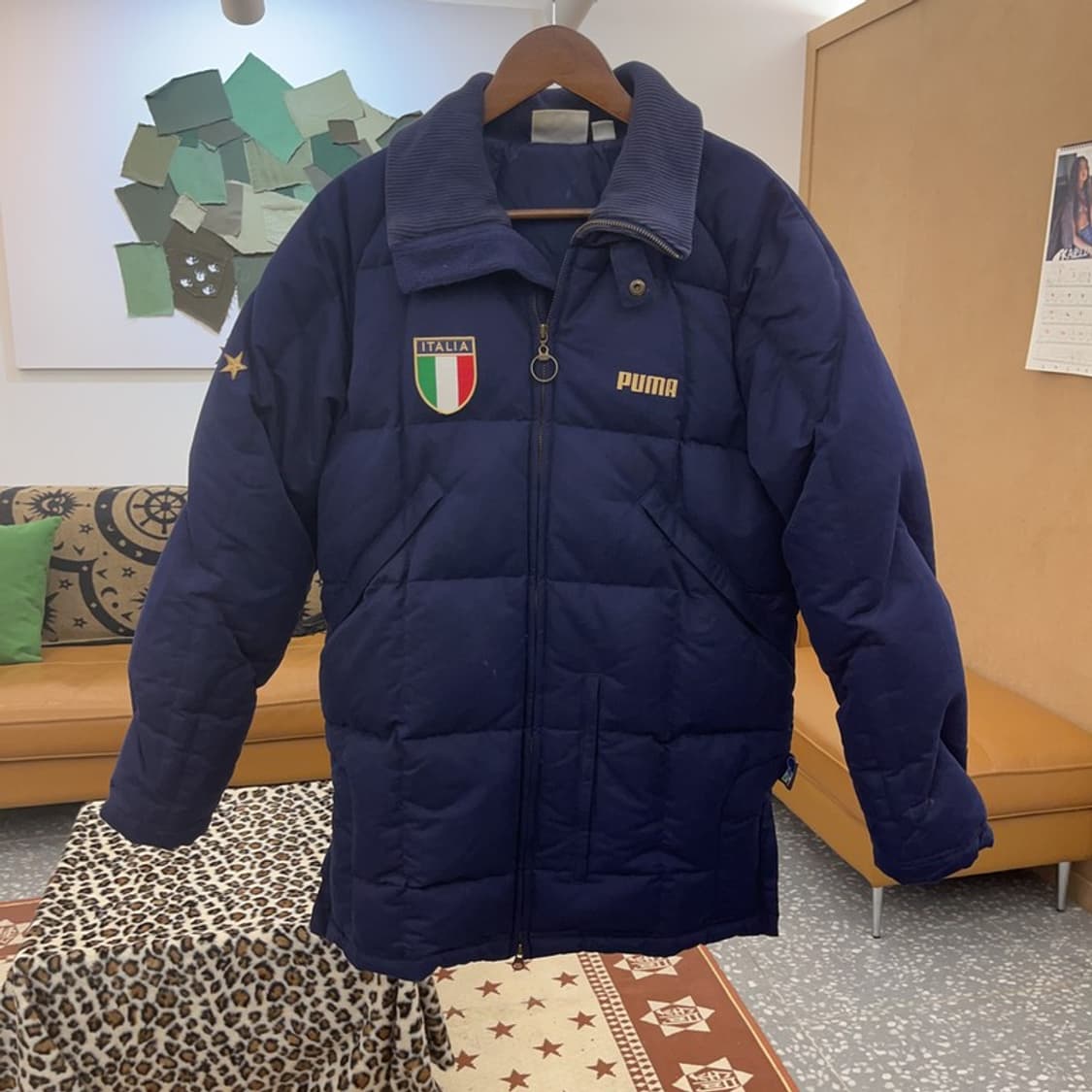 푸마 레트로 90's  트리플스타 이탈리아 패딩 S C08999 상품이미지3