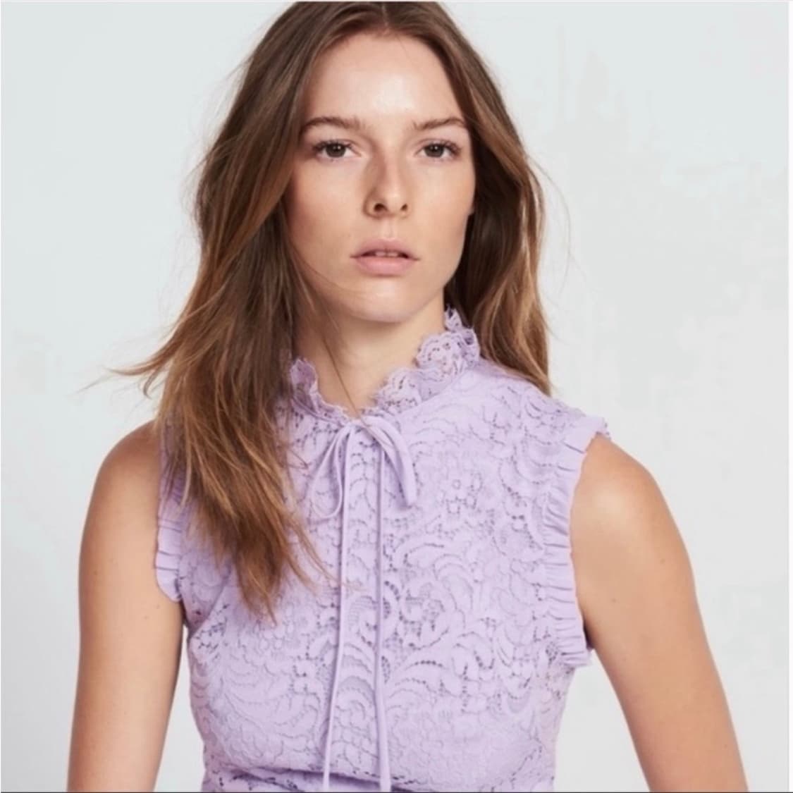 산드로 golda 레이스 미니 원피스 상품이미지2