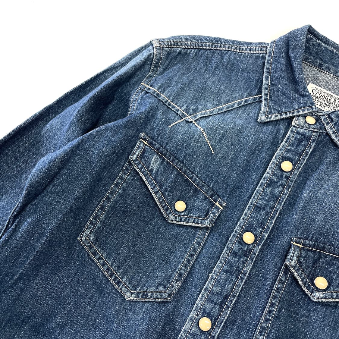 STOOGE & Co western denim shirt 웨스턴 셔츠 상품이미지9