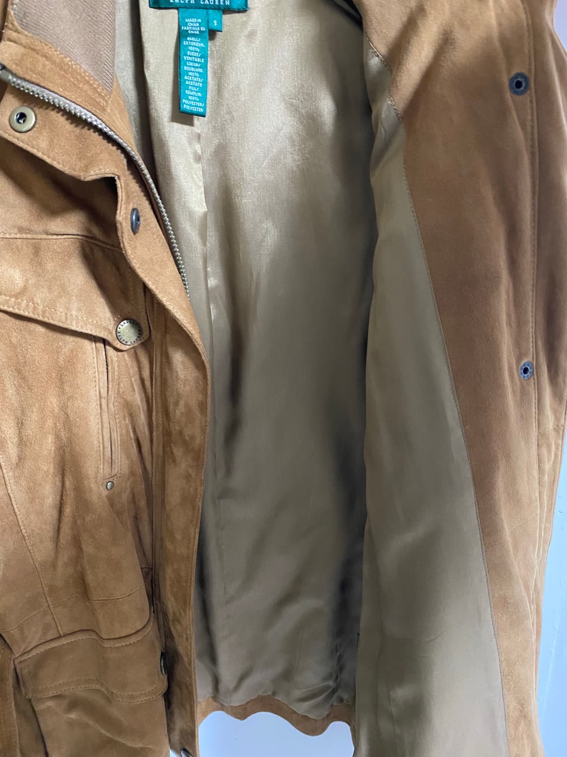 90s 빈티지 로렌 랄프 로렌 스웨이드 자켓 상품이미지7