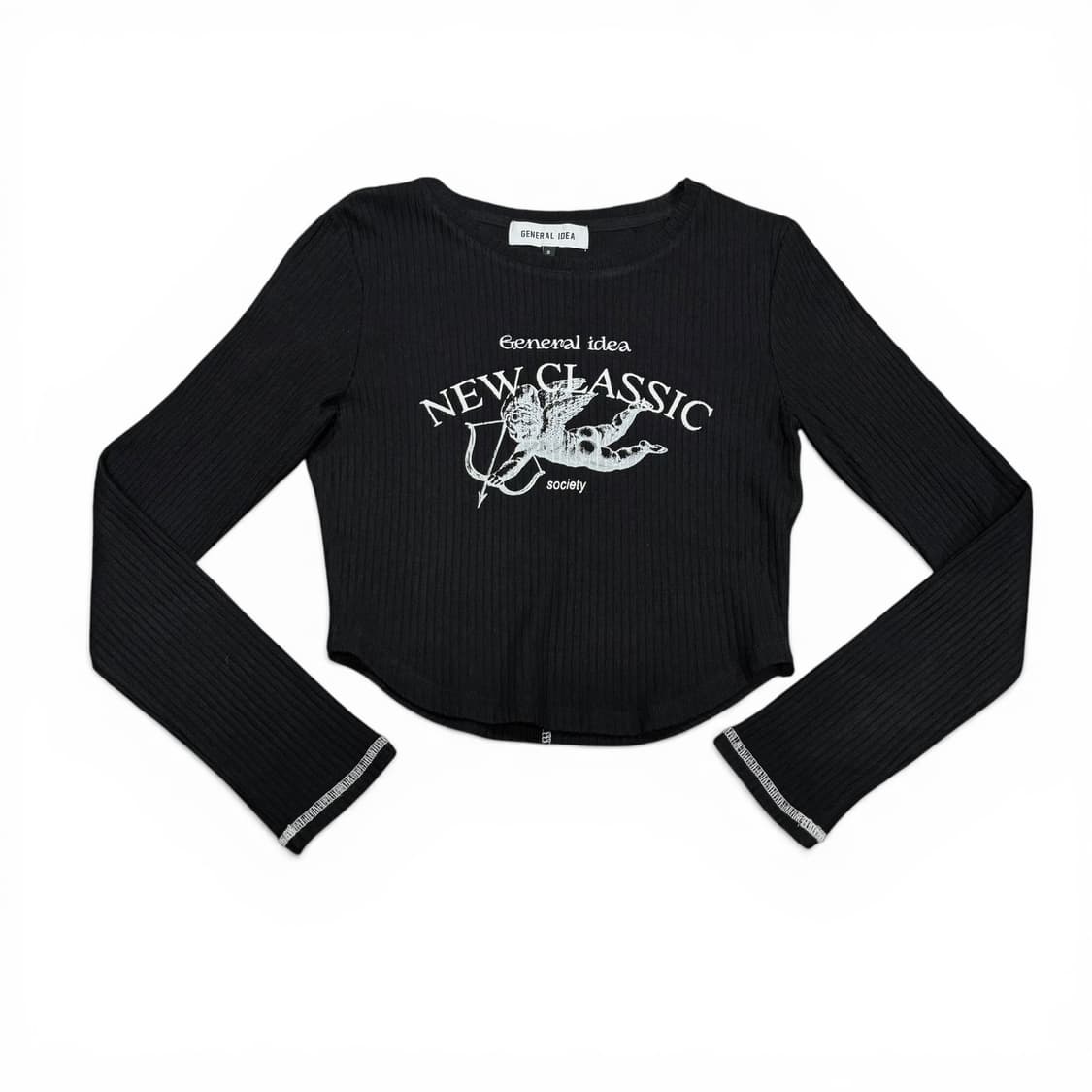 S 제너럴아이디어 블랙 큐피트 긴팔 롱슬리브 상품이미지1