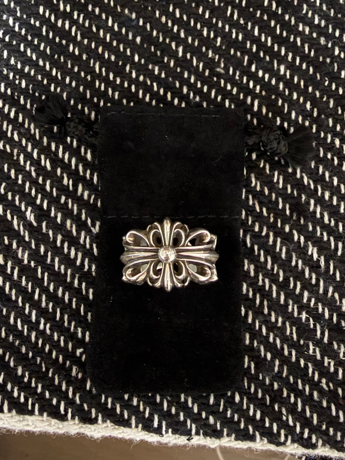 크롬하츠 더블 플로랄 링 us 10 상품이미지1