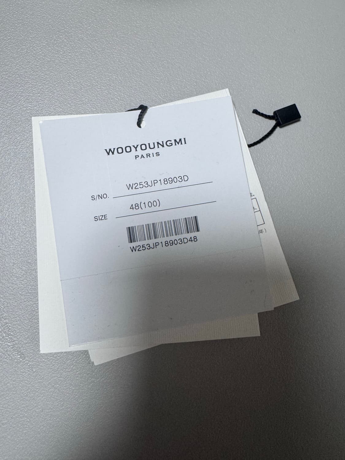 우영미 옴브레 체크 자켓 상품이미지6