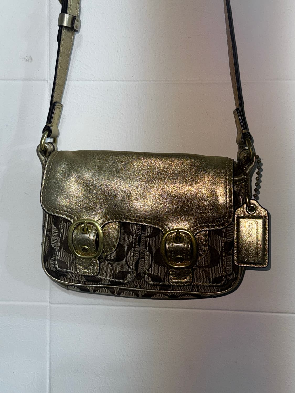 코치 골드 00‘s 미니 숄더백  상품이미지2