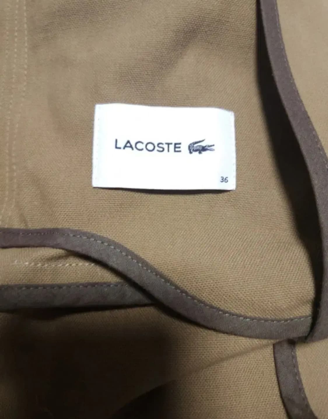 라코스테 캐시미어 함유 코트, M 상품이미지4