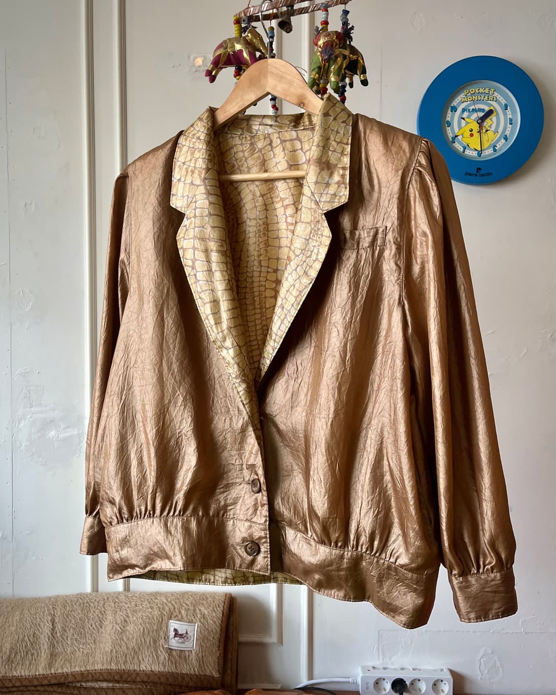 Japanese Vintage Reversible Silk Jacket 상품이미지4