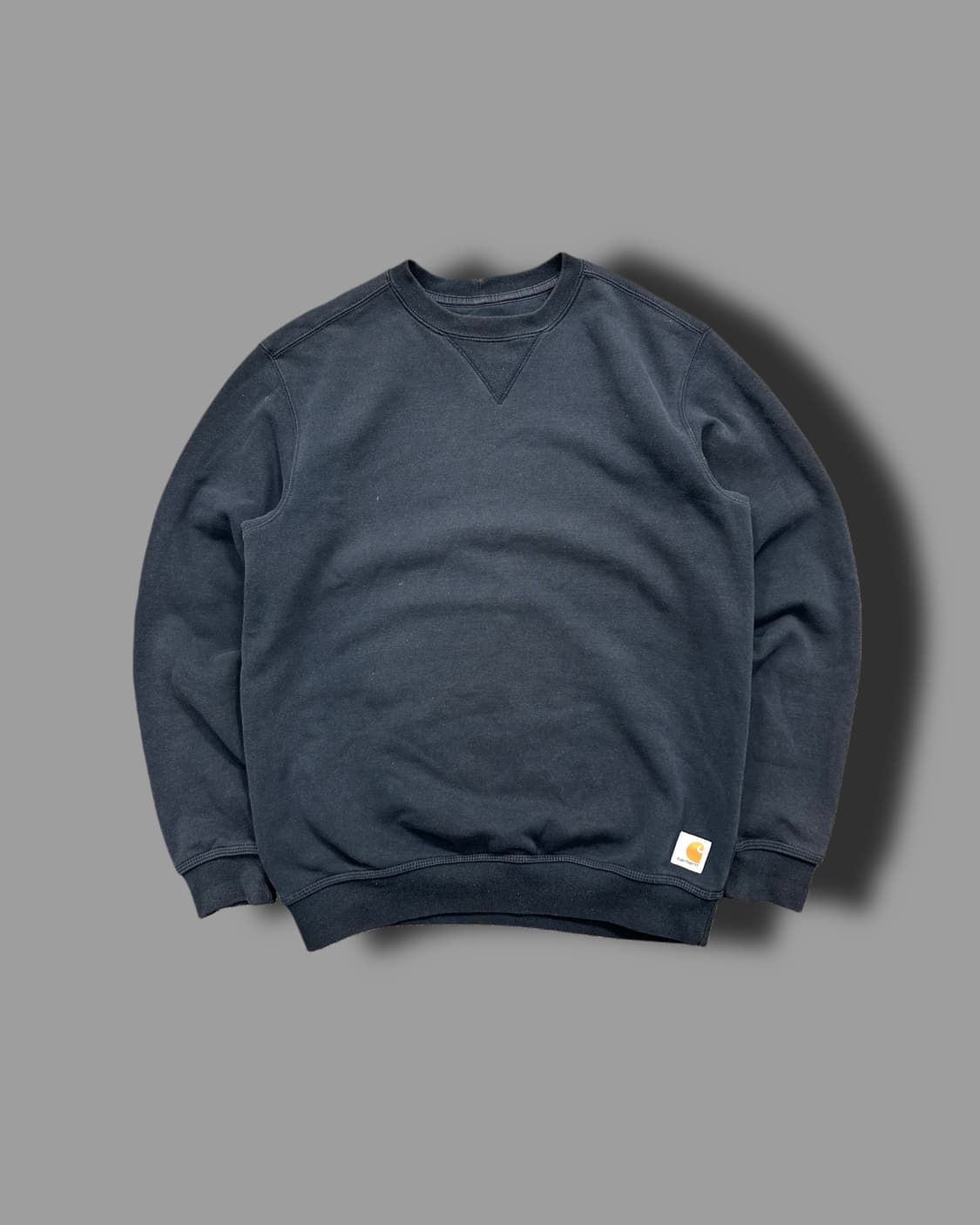 칼하트 네이비 미드웨이트 맨투맨 S 상품이미지4