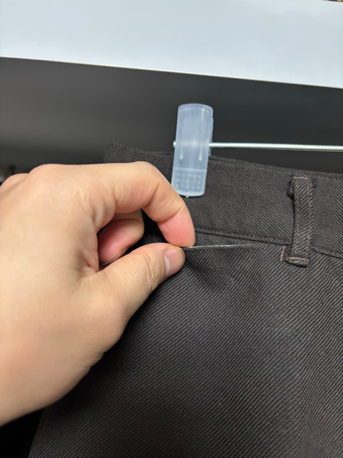 엣라코 서스펜더 팬츠 wool 32  상품이미지4