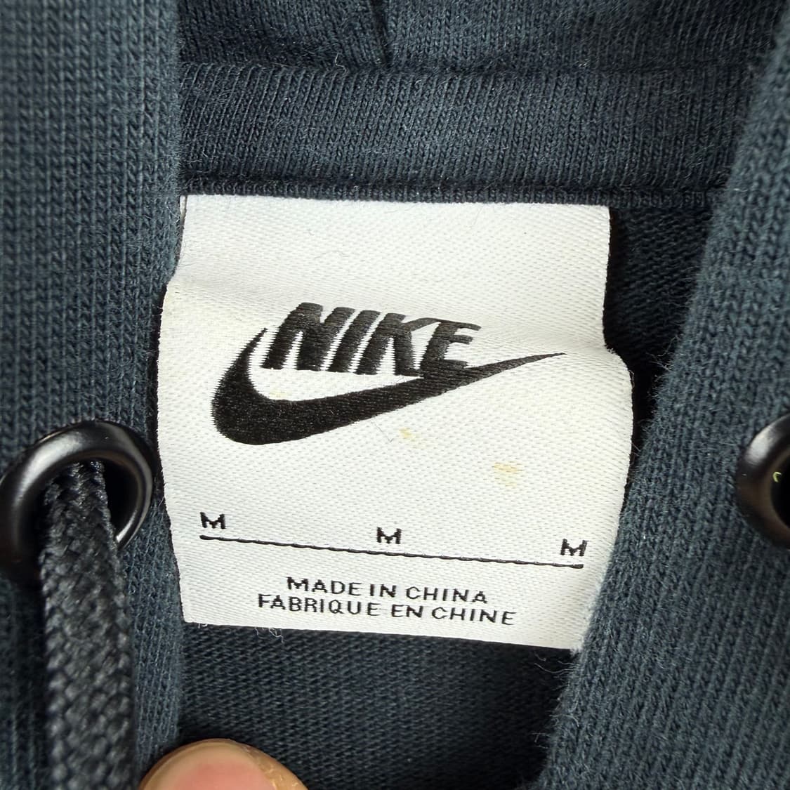 (M) 나이키 스우시 후드집업 블랙 상품이미지3