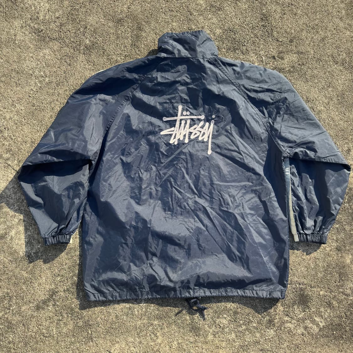 [L] 00s Stussy 스투시 나일론 바람막이 자켓 상품이미지2