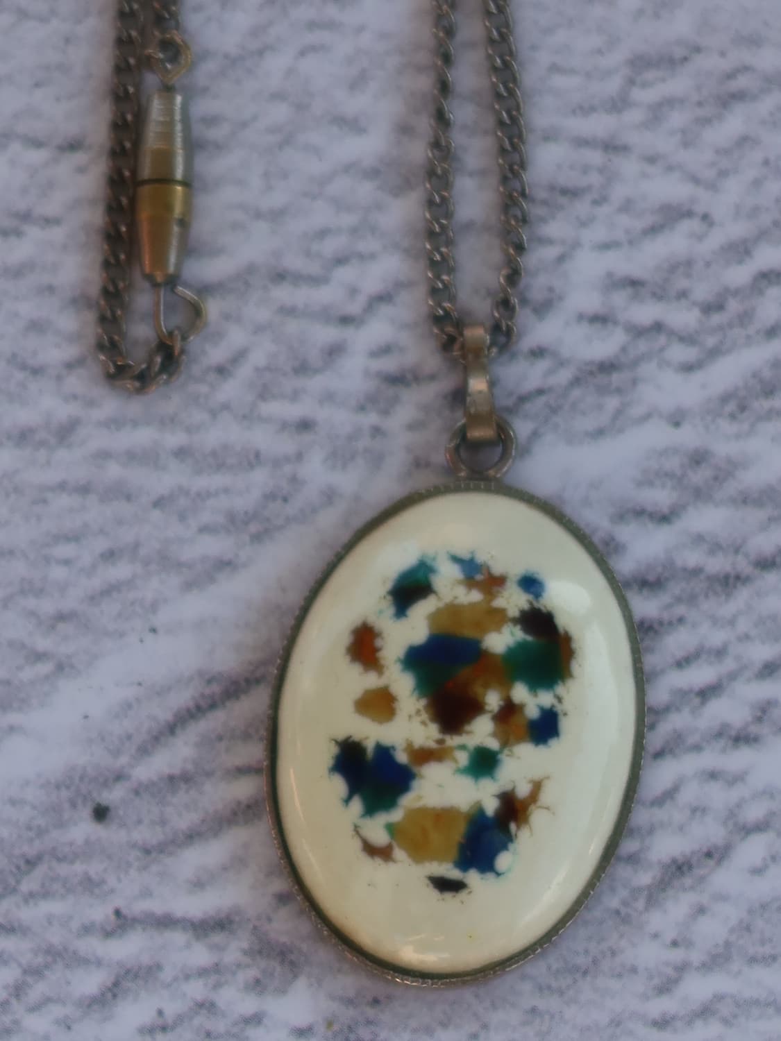 vintage oval necklace 상품이미지4