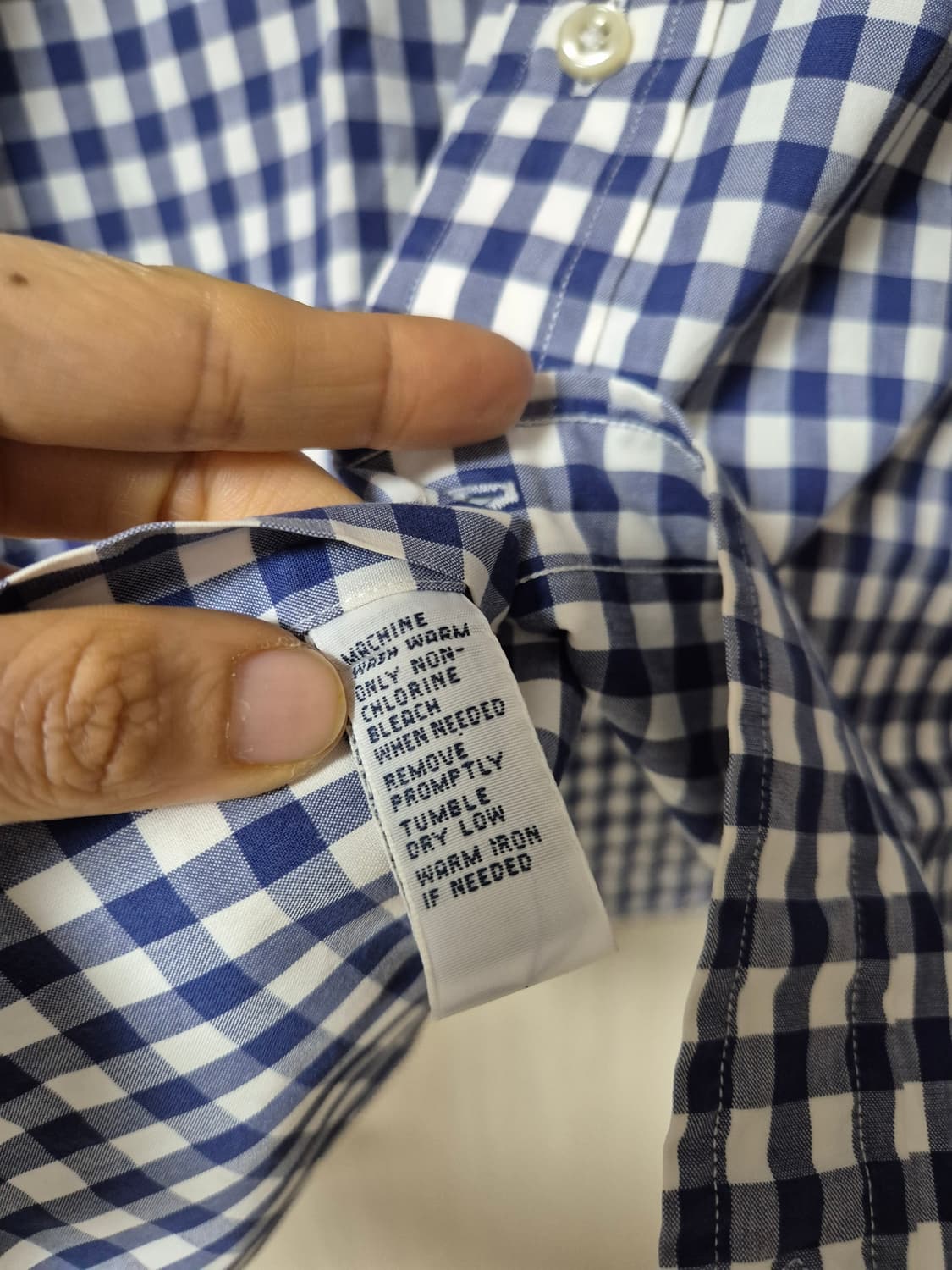 폴로 랄프로렌 깅엄체크 남방 S (95) 남성 상품이미지6