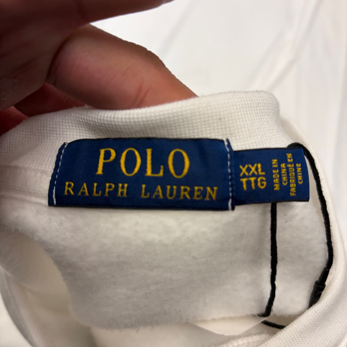 폴로 랄프 로렌 빅 아치 로고 화이트 스웻셔츠 2XL 상품이미지7