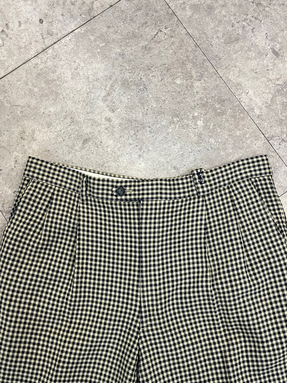 입생로랑 체크 슬랙스 팬츠 #csz2536  상품이미지4