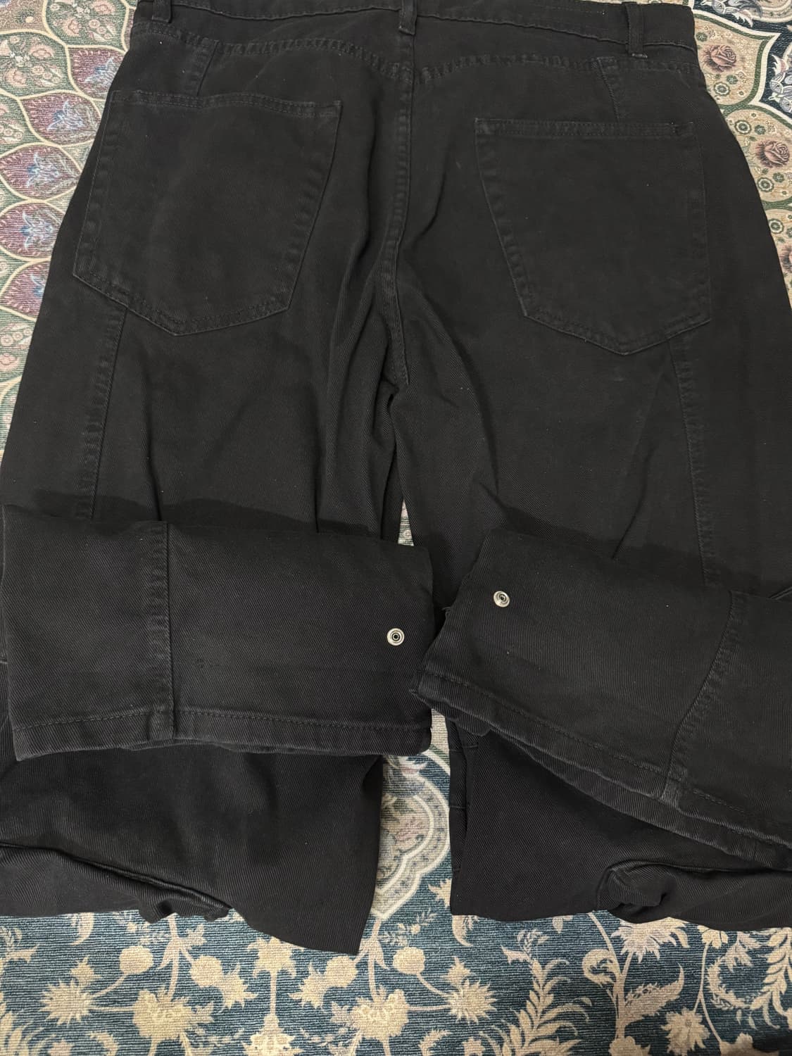 자라 유틸리티 포켓 팬츠 블랙 KR 34 EU 44 상품이미지4