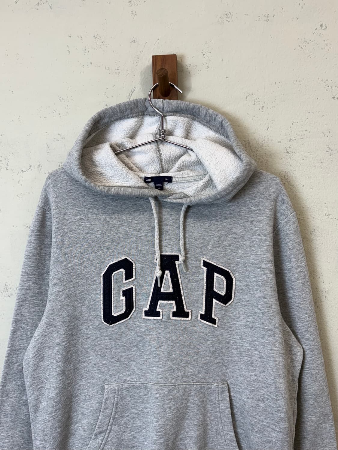 갭 GAP 그레이 로고 후드티 상품이미지3