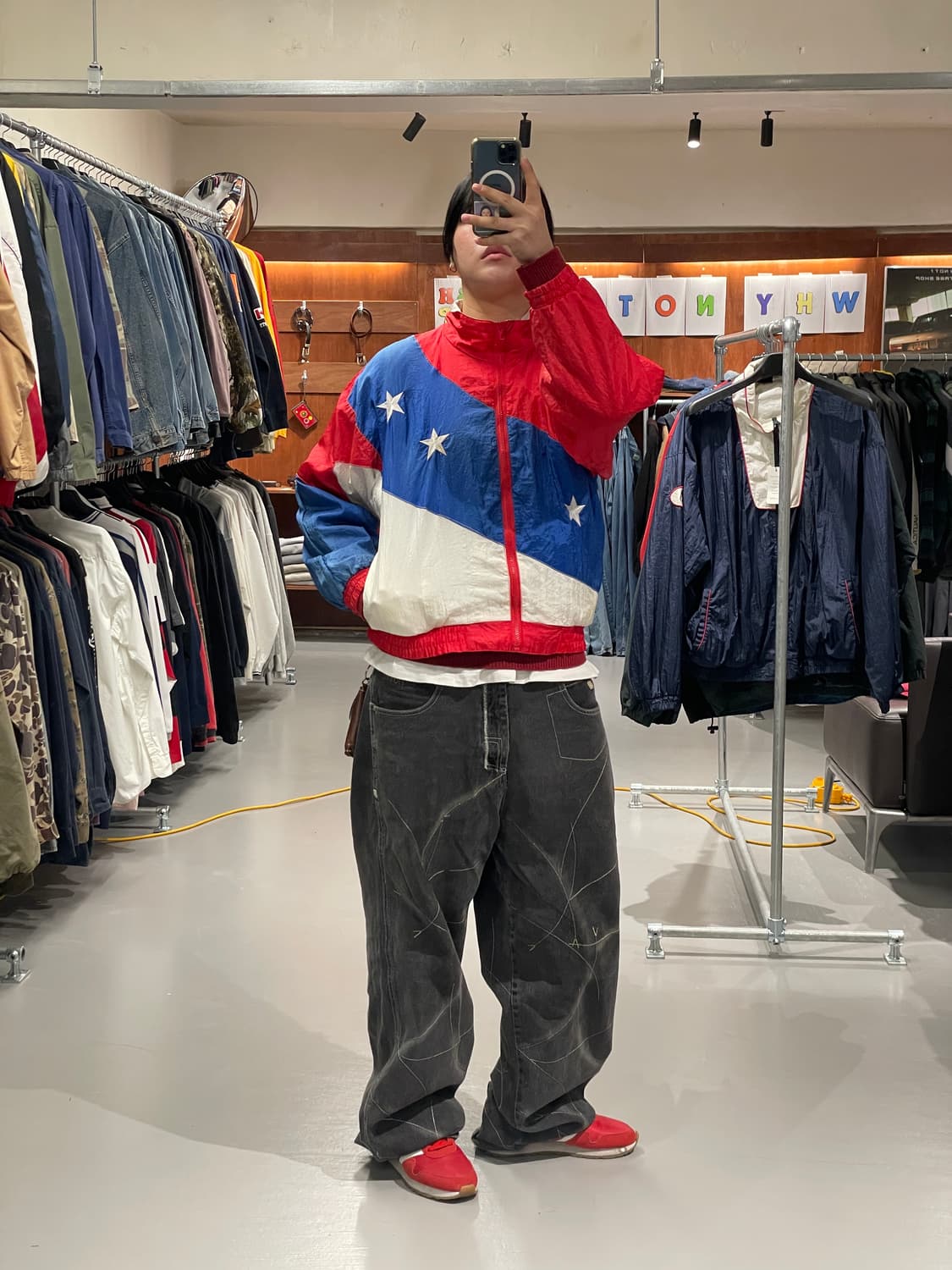 90s 올드스쿨 원더우먼 바람막이 상품이미지2