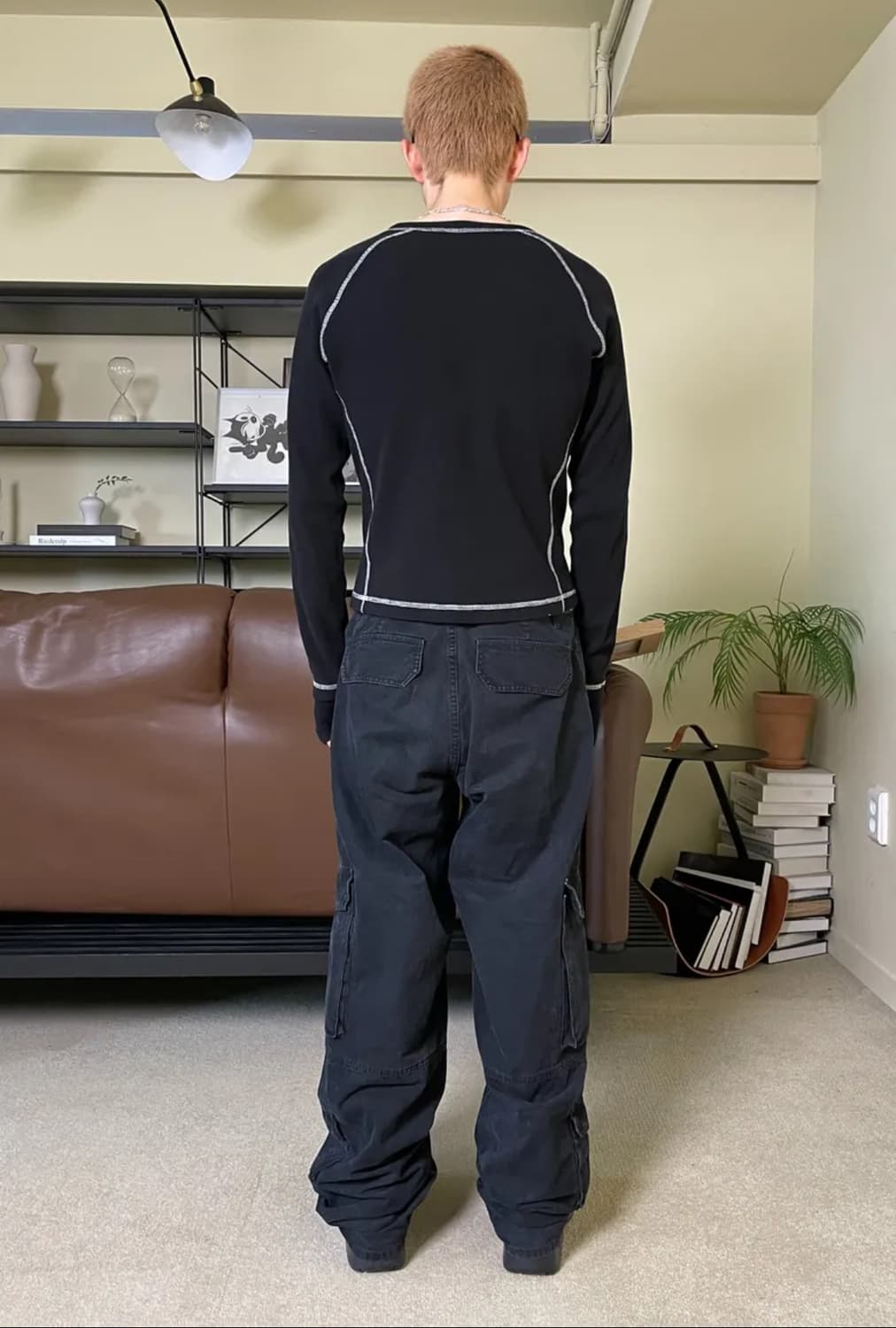 스웨이드 LINE THERMAL 롱 슬리브 S 상품이미지3