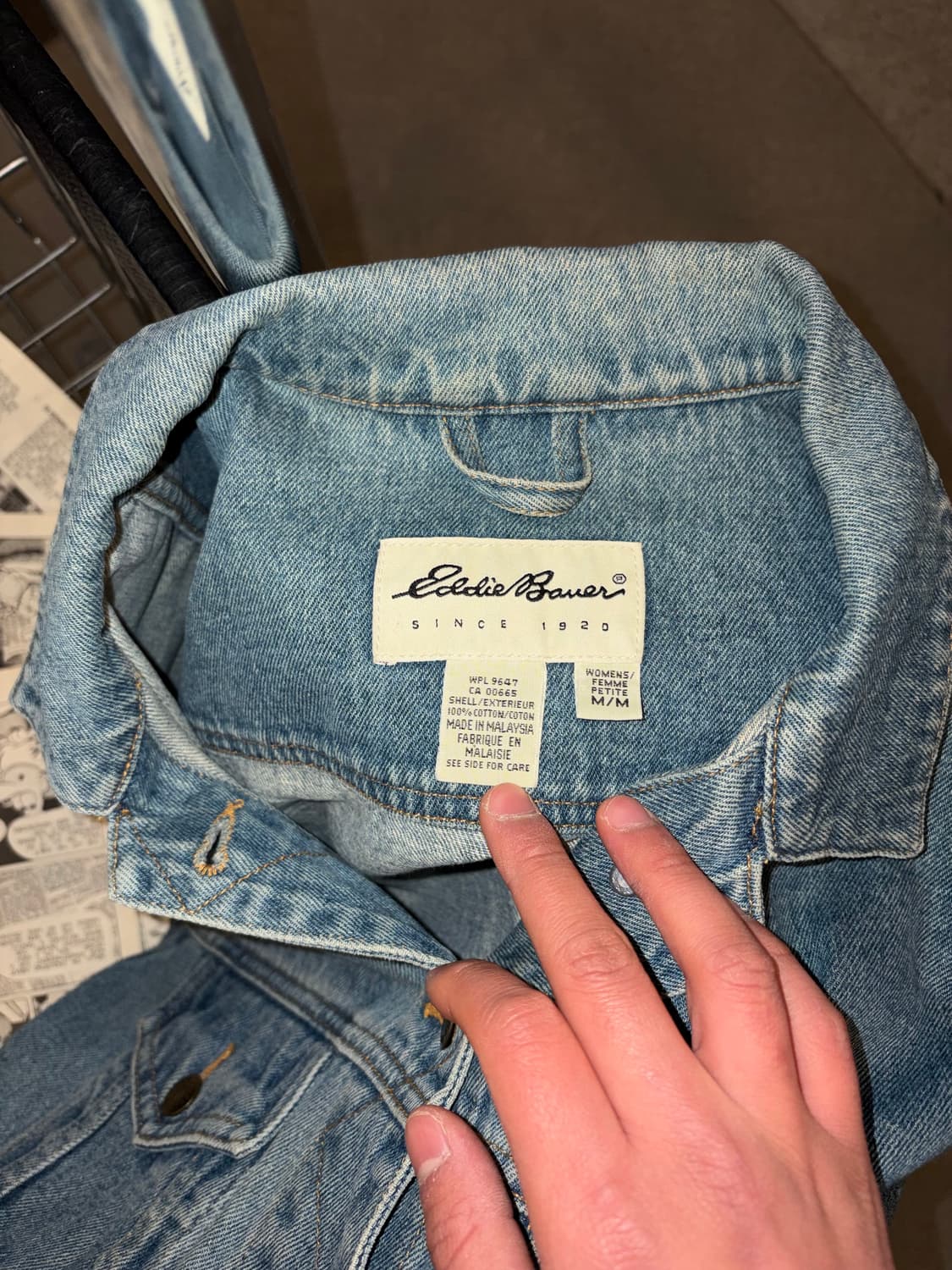 00’s Eddie Bauer type-3 denim trucker 상품이미지10