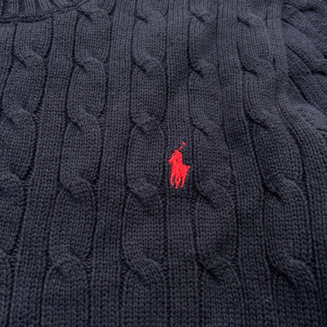 폴로 랄프로렌 네이비 케이블 니트 상품이미지5