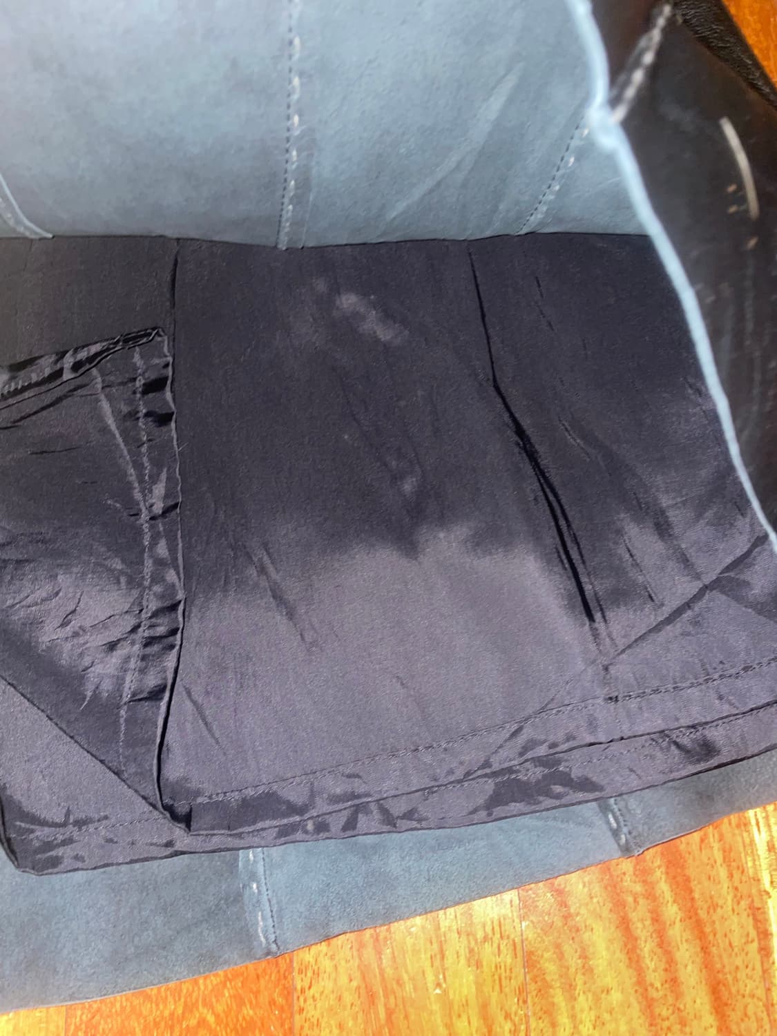 레더 미디 스커트 상품이미지3