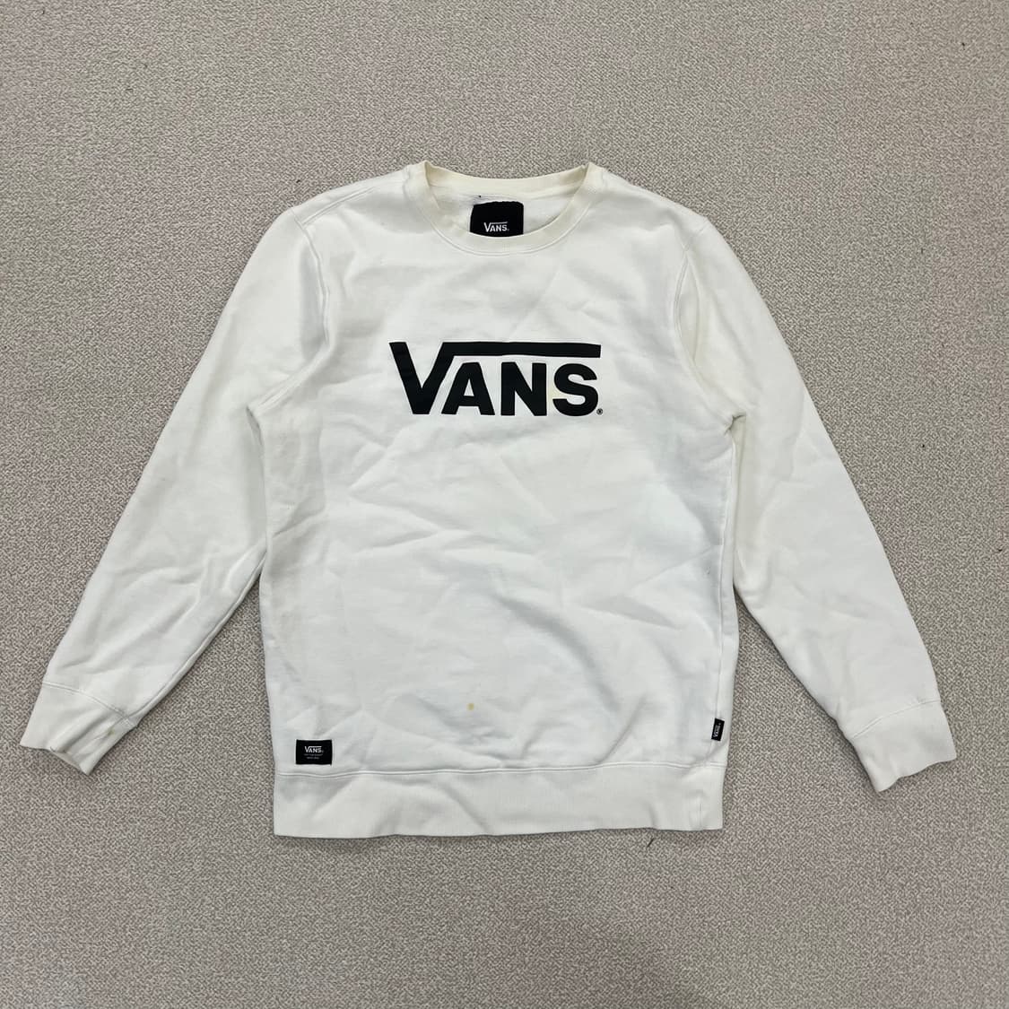 [M] 반스 빅로고 플리스 크루 맨투맨 스웻셔츠 0105M1 상품이미지1