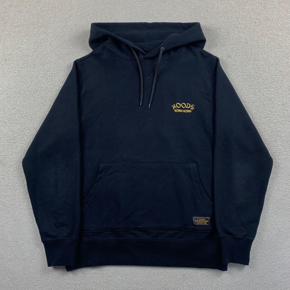 네이버후드 후즈 홍콩 8주년 기념 타이거 자수 후드티 블랙 상품이미지2