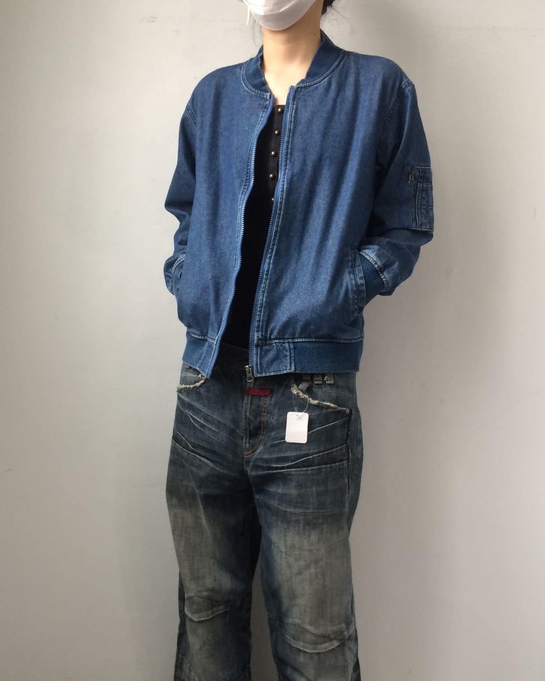 Denim bomber jacket 상품이미지6