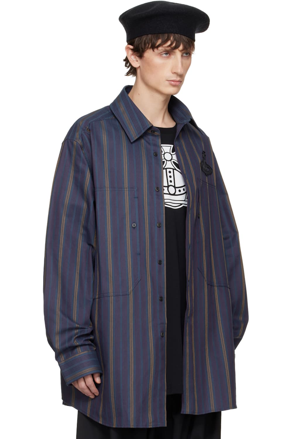 [50]비비안웨스트우드 25fw 스트라이프 셔츠 상품이미지2