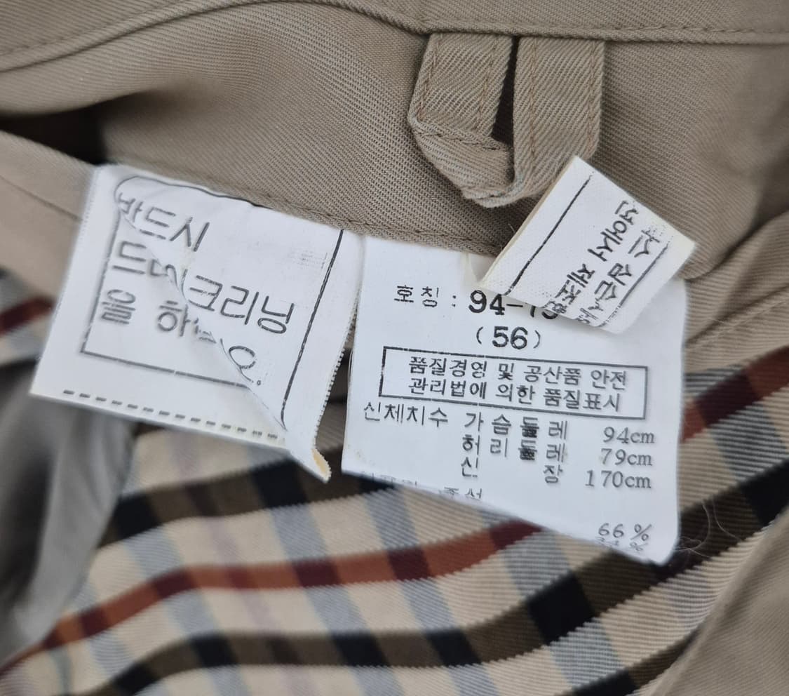 DAKS 닥스 트렌치코트 상품이미지3